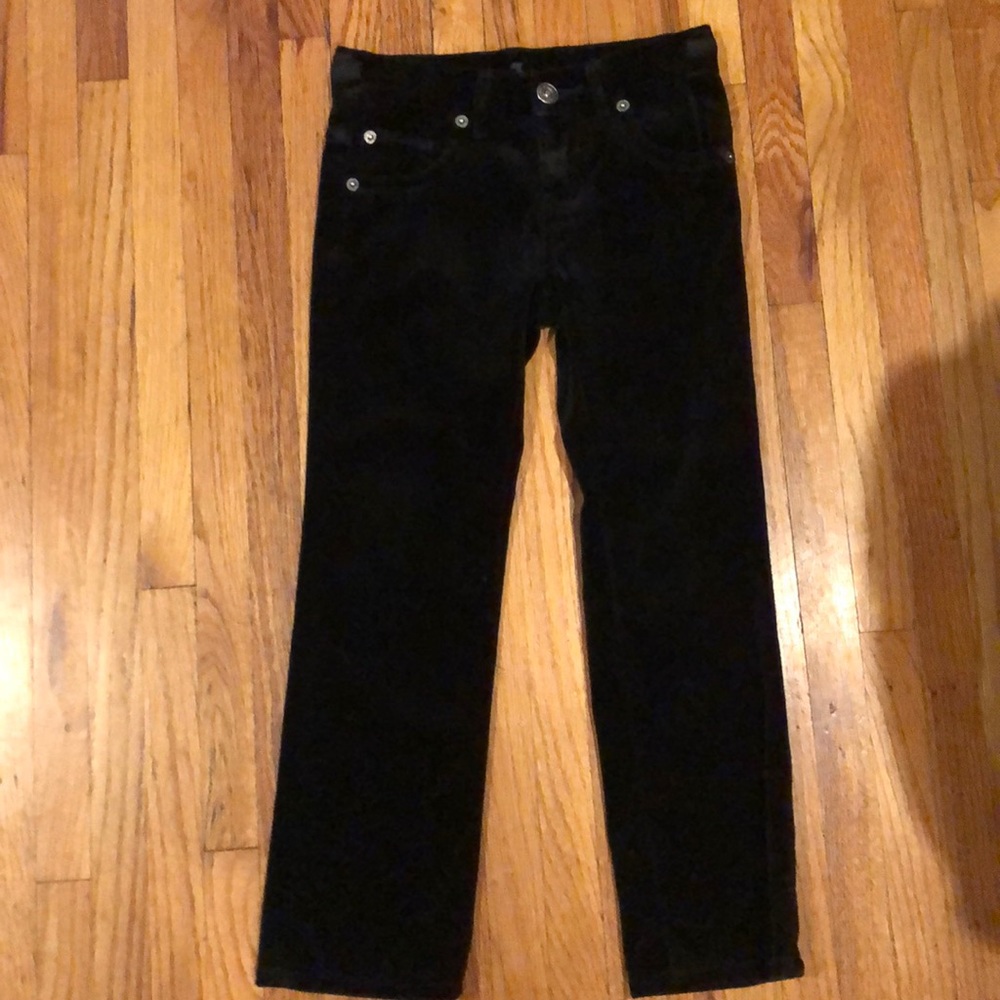 7 FOR ALL MANKIND Black Velvet Jeans